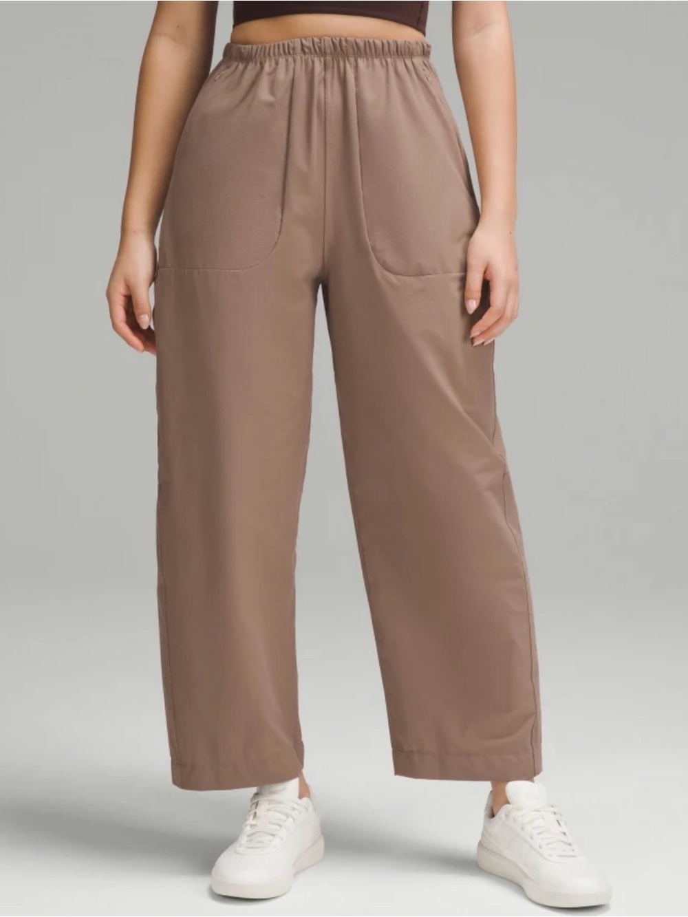 Lululemon Lightweight Mid-Rise Barrel-Leg Cropped Pant